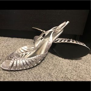 Silver heels